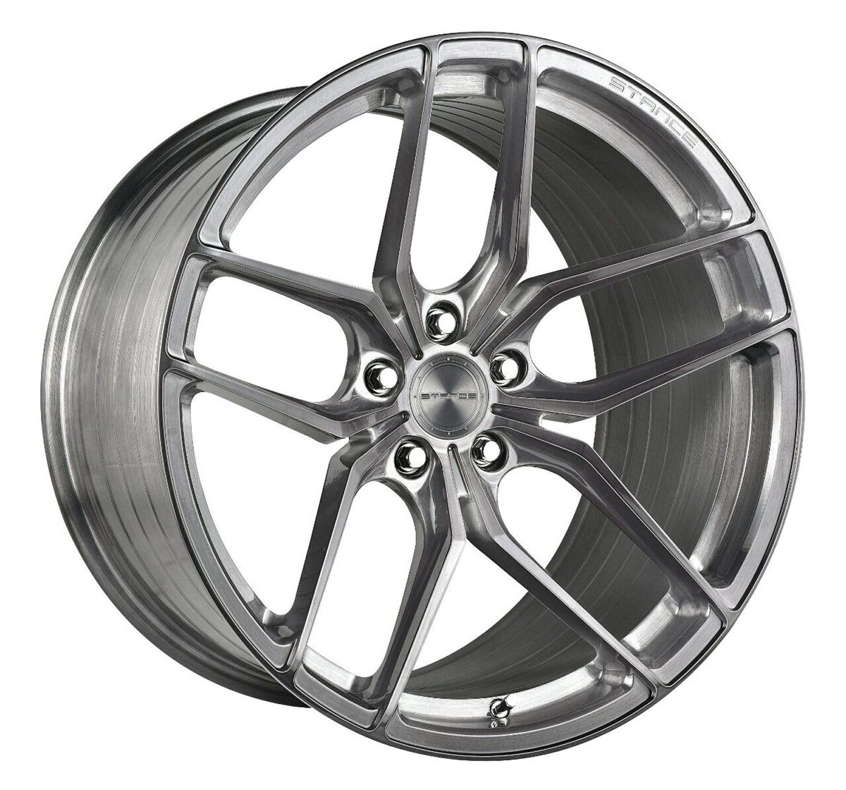 Stance Wheels SF03 - 20x9 Brush Titanium (5x108) - TunerGoods