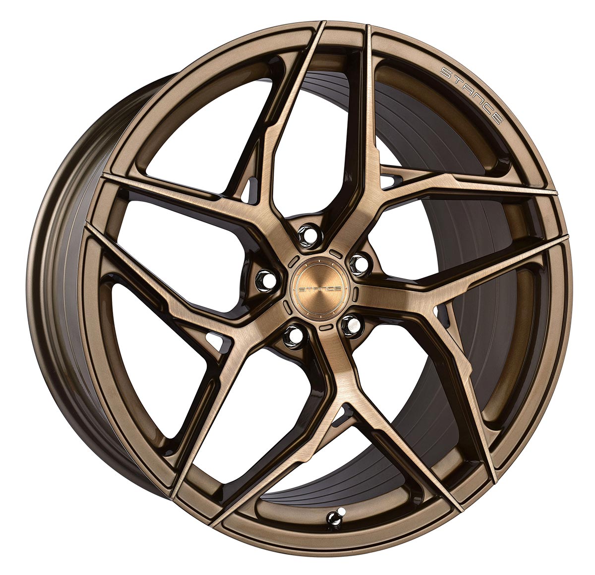 Stance Wheels SF13 - 19x8.5 Brushed Dual Bronze - TunerGoods