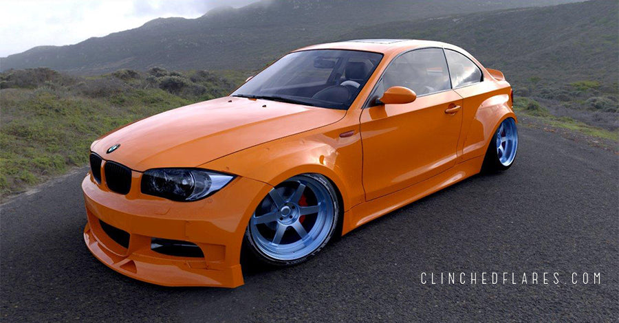 Clinched Flares - BMW 1 Series/M1 Coupe Widebody Kit
