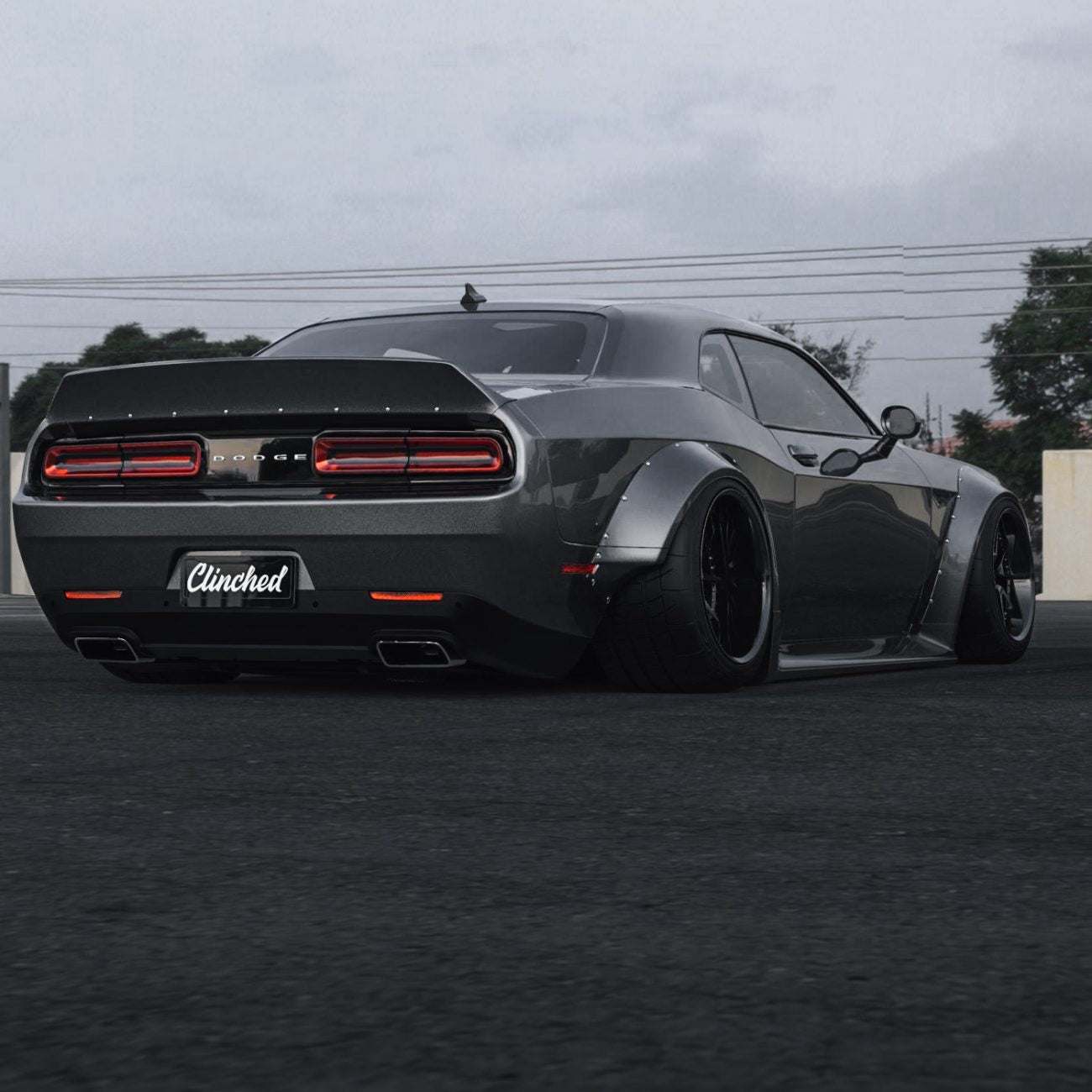 Clinched Flares - Dodge Challenger Widebody Kit