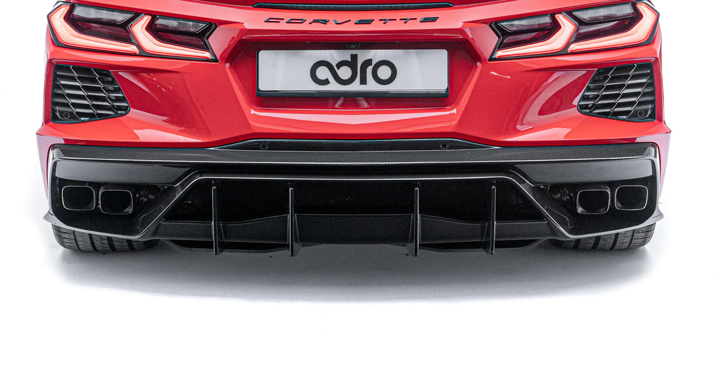 Corvette C8 Carbon Fiber Rear Diffuser