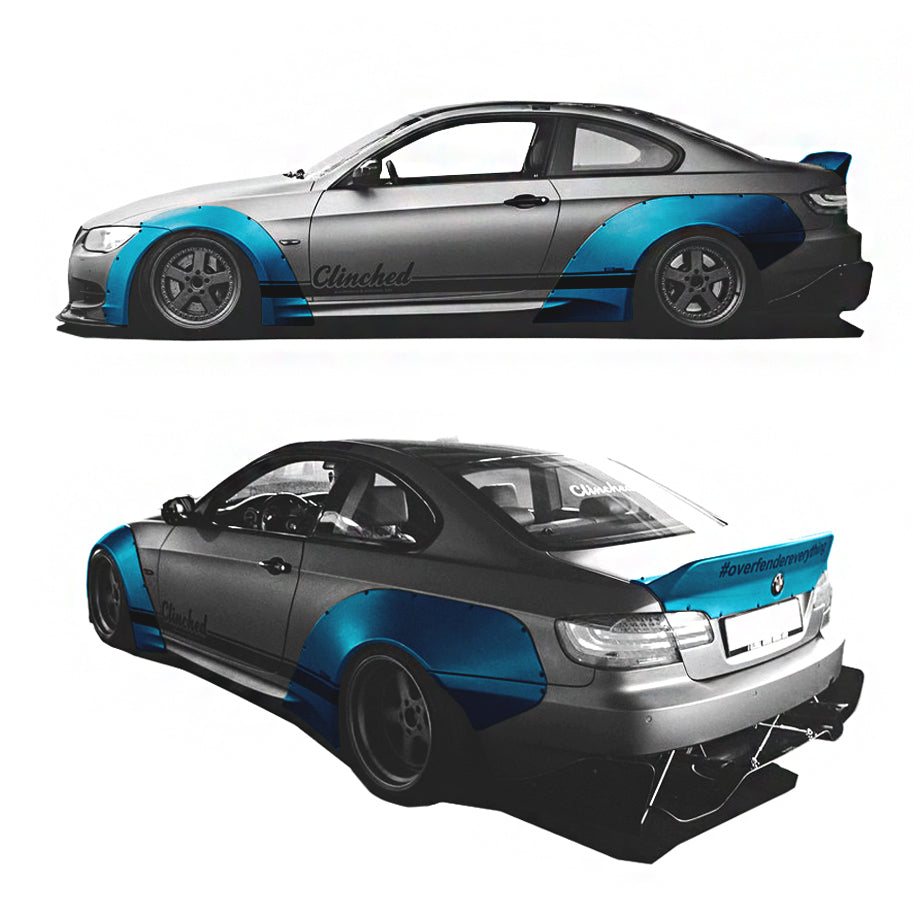 Clinched Flares - BMW 3 Series/M3 Coupe Widebody Kit