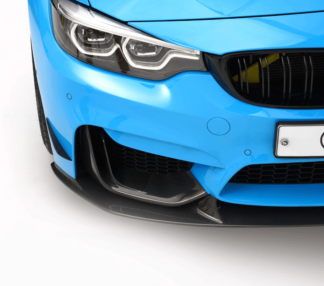 2014-2020 BMW M3/M4 Carbon Fiber Front Bumper Canard