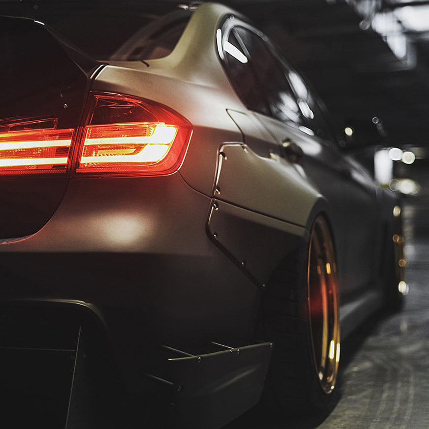 Clinched Flares - BMW 3 Series Sedan Widebody Kit