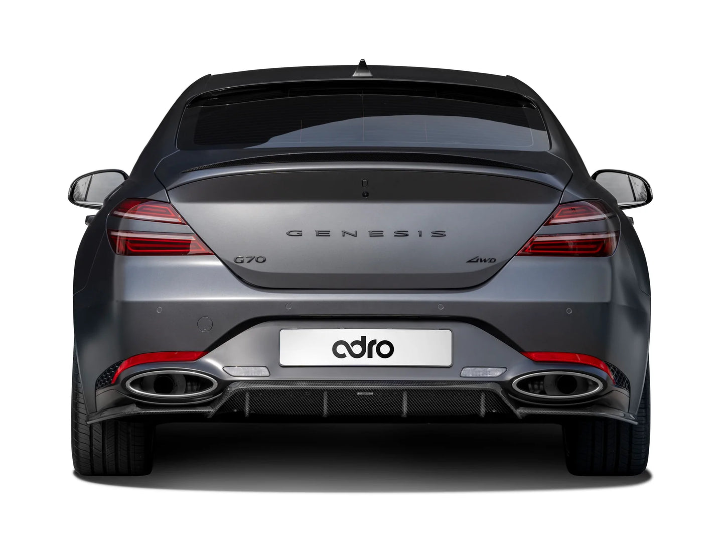 Genesis G70 Facelift Carbon Fiber Rear Diffuser