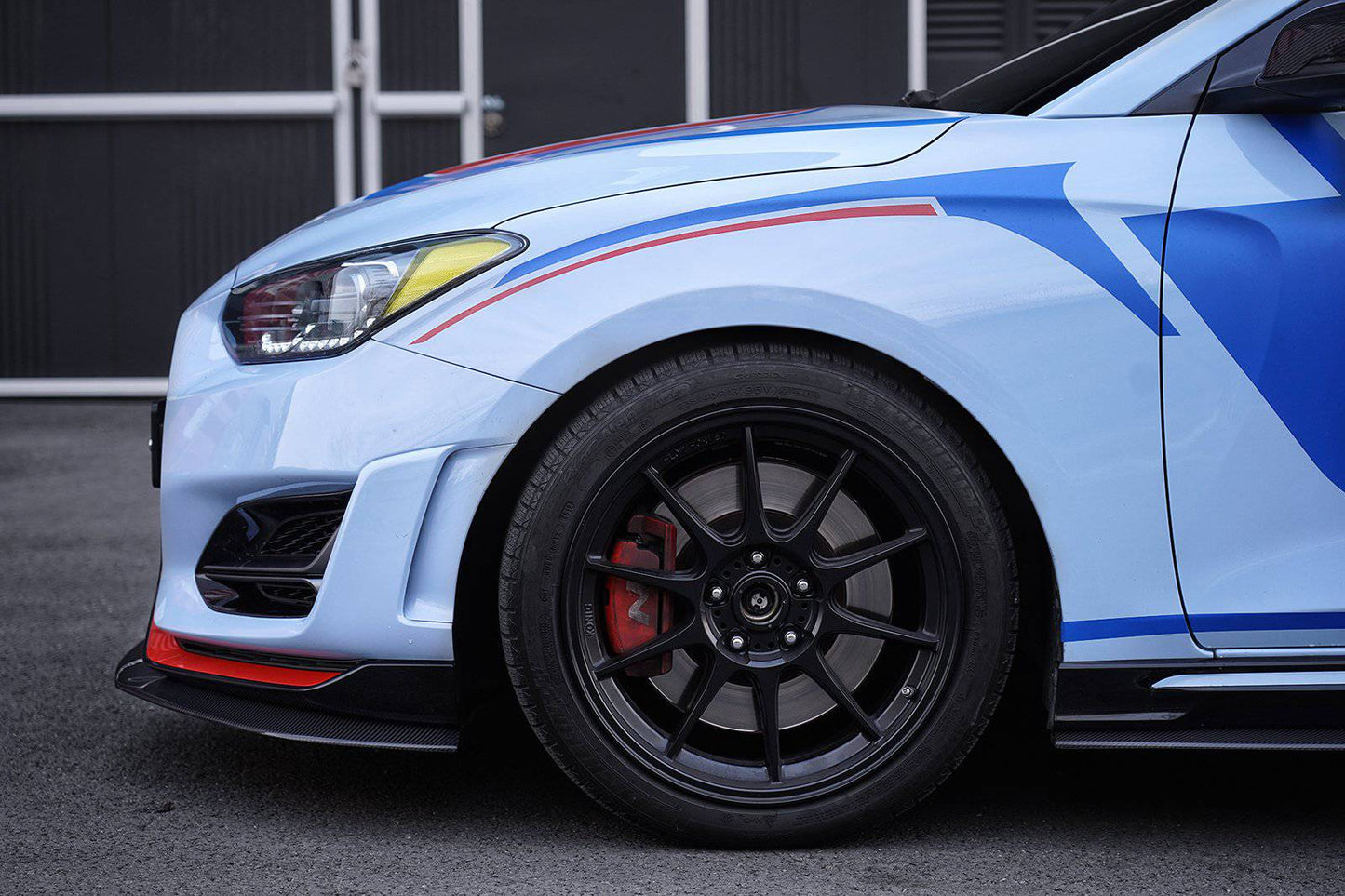 Hyundai Veloster Turbo & N Carbon Fiber Front Lip V1