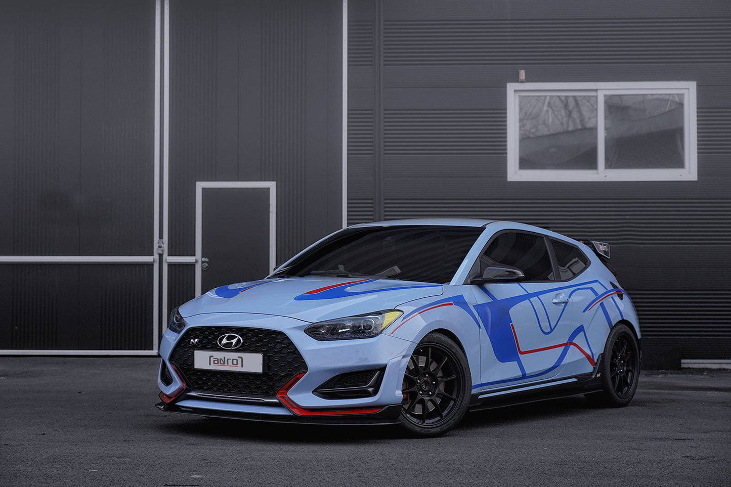 Hyundai Veloster Turbo & N Carbon Fiber Front Lip V1