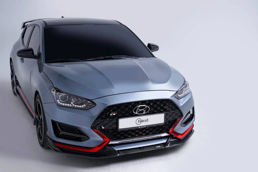 Hyundai Veloster Turbo & N Carbon Fiber Front Lip V3 (Type B)