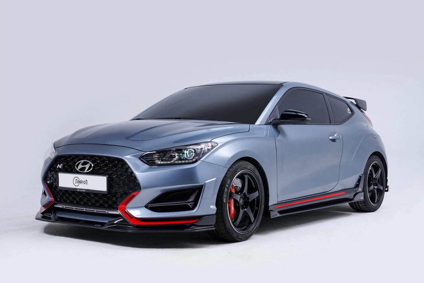 Hyundai Veloster Turbo & N Carbon Fiber Front Lip V3 (Type B)