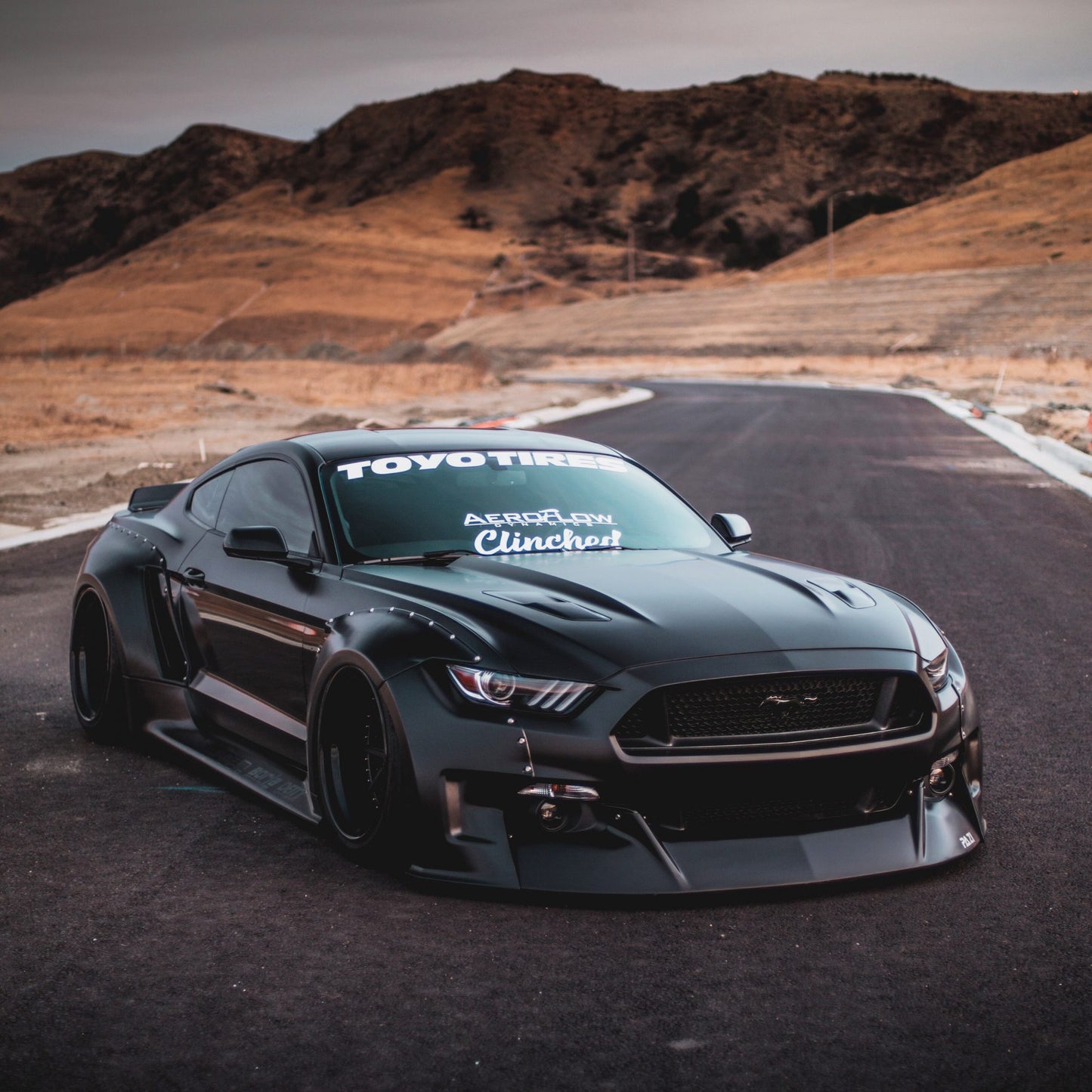 Clinched Flares - 2015-2017 Ford Mustang Widebody Kit