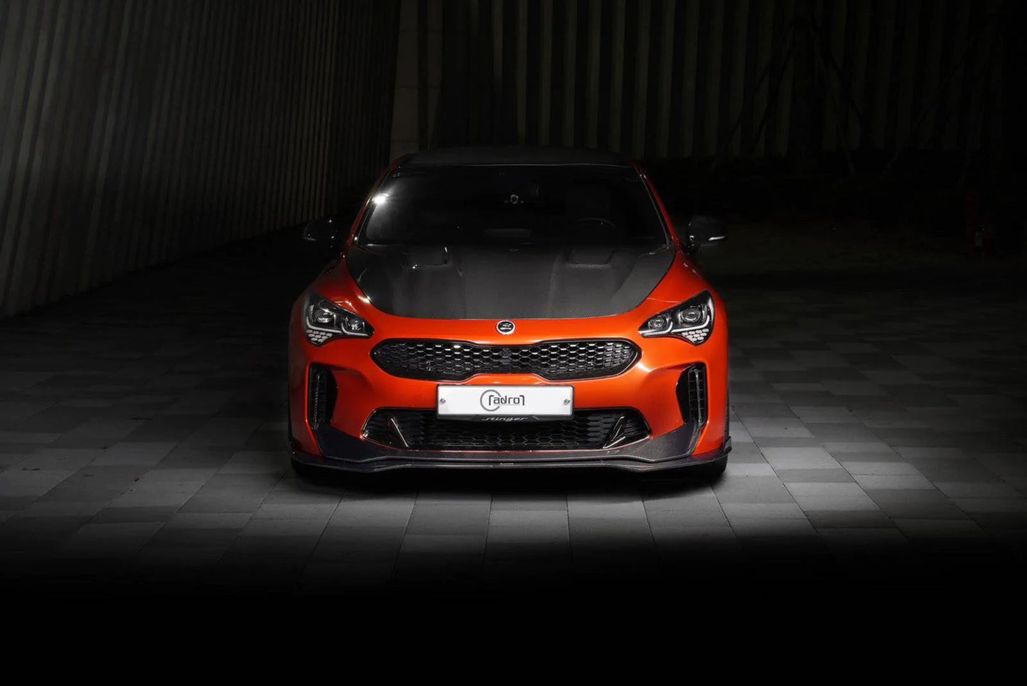 Kia Stinger Carbon Fiber Front Lip V2