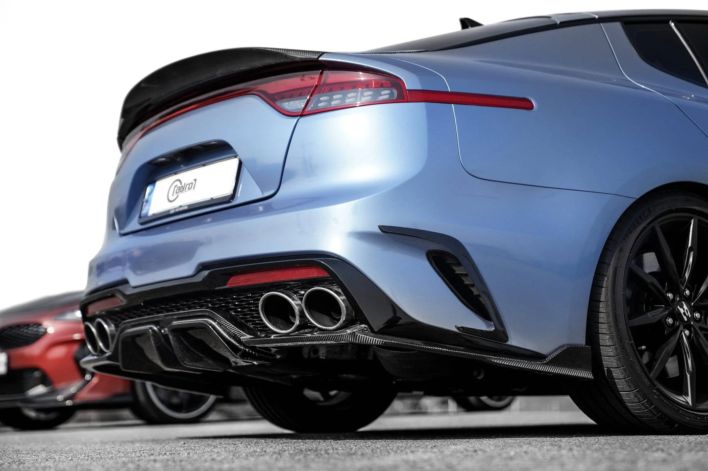 Kia Stinger Carbon Fiber Rear Diffuser V3