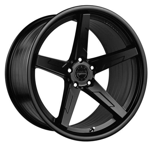 Vertini Wheels RFS1.7 - 19x8.5 Matte Black Gloss Black Lip - TunerGoods