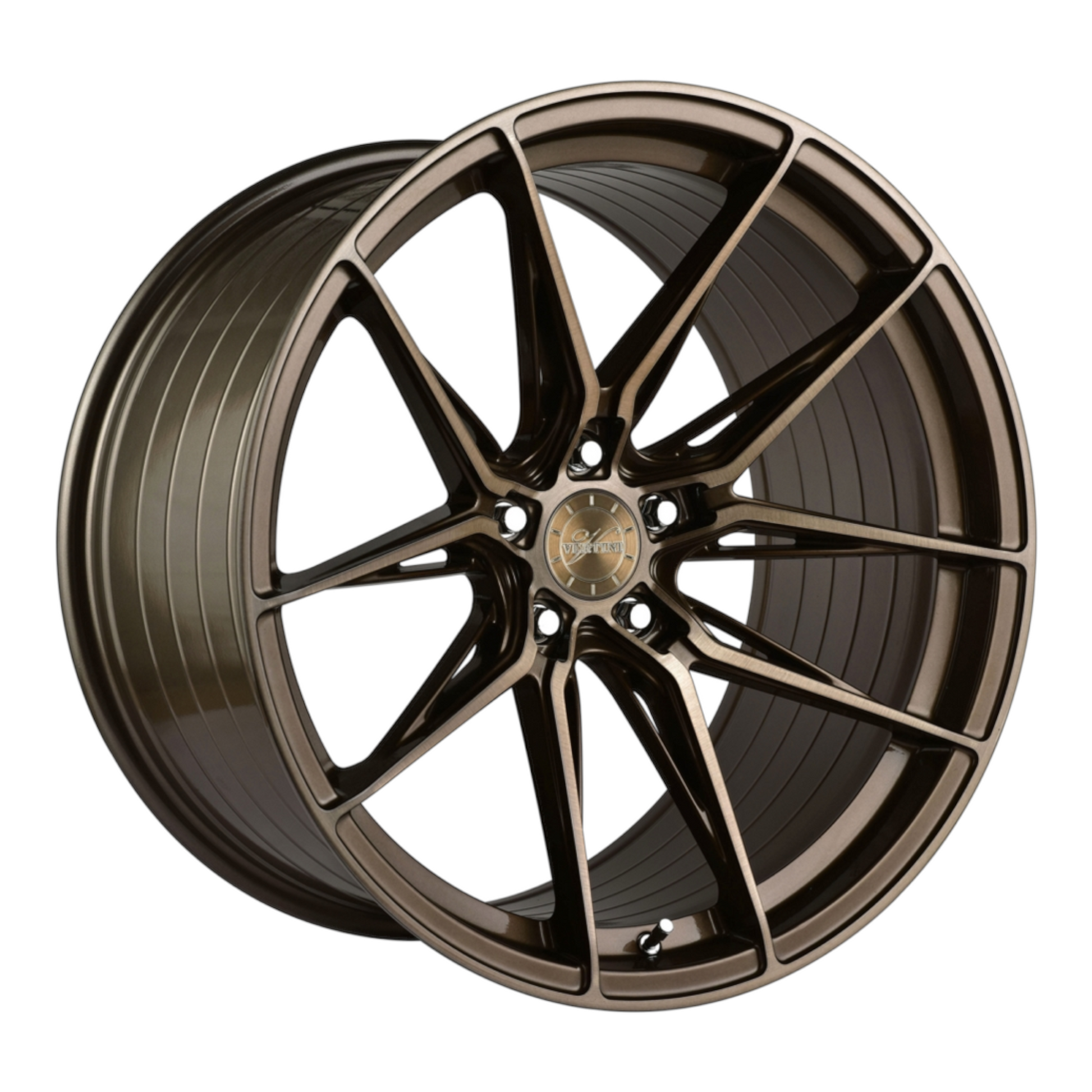 Vertini Wheels RFS1.8 - 19x8.5 Brushed Dual Bronze - TunerGoods