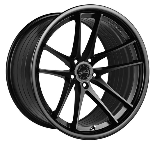 Vertini Wheels - 20x9 Matte Black Face Gloss Black Lip - TunerGoods