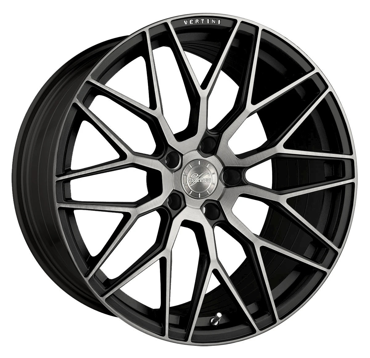 Vertini Wheels RFS2.0 - 19x8.5 Brushed Dual Black - TunerGoods