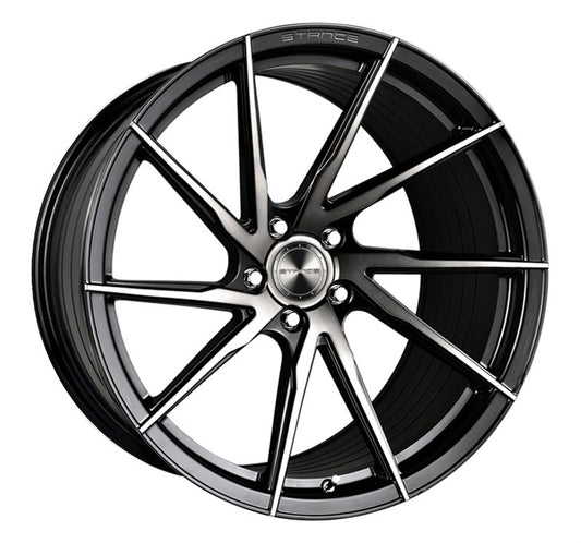 Stance Wheels SF01 - 19x8.5 Gloss Black Tinted Face (5x108)