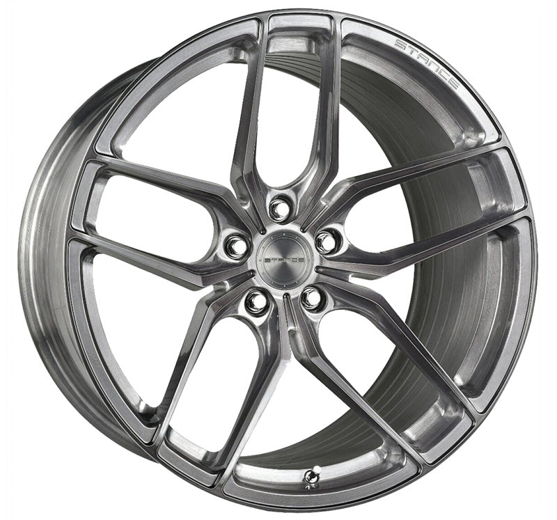 Stance Wheels SF04 - 20x10.5 Brush Titanium (5x112)