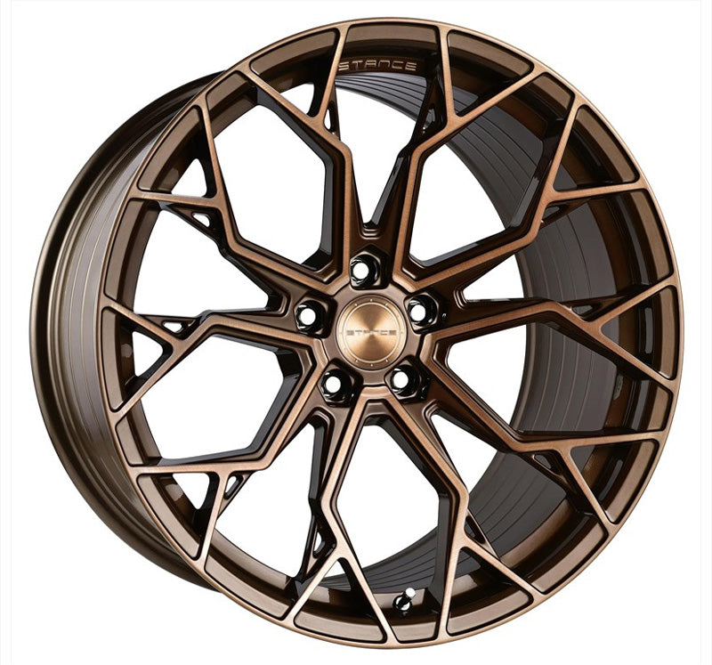 Stance Wheels SF10 - 19x8.5 Brushed Dual Bronze (5x108) - TunerGoods