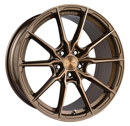Stance Wheels SF11 - 19x8.5 Brushed Dual Bronze - TunerGoods
