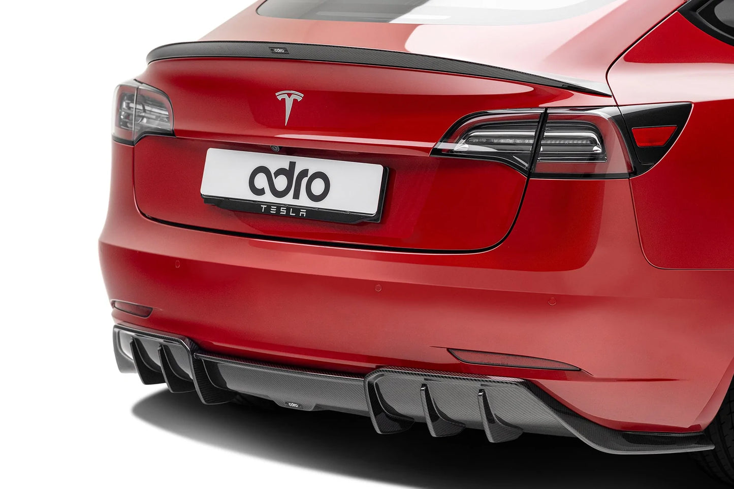 Tesla Model 3 Premium Carbon Fiber Rear Diffuser