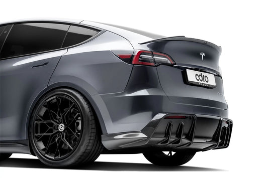 Tesla Model Y Premium Carbon Fiber Rear Diffuser