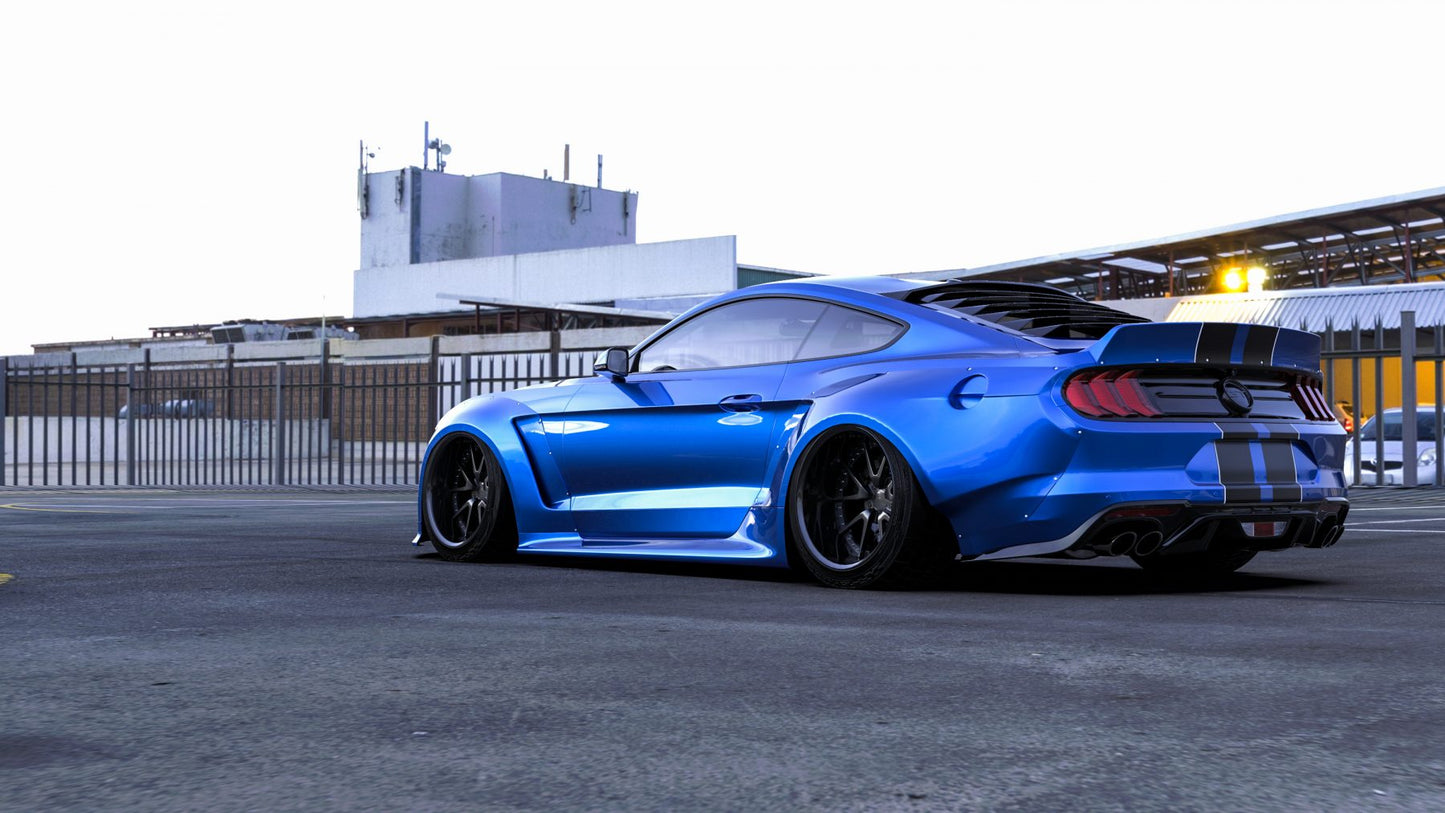 Clinched Flares - 2018-2019 Ford Mustang Widebody Kit