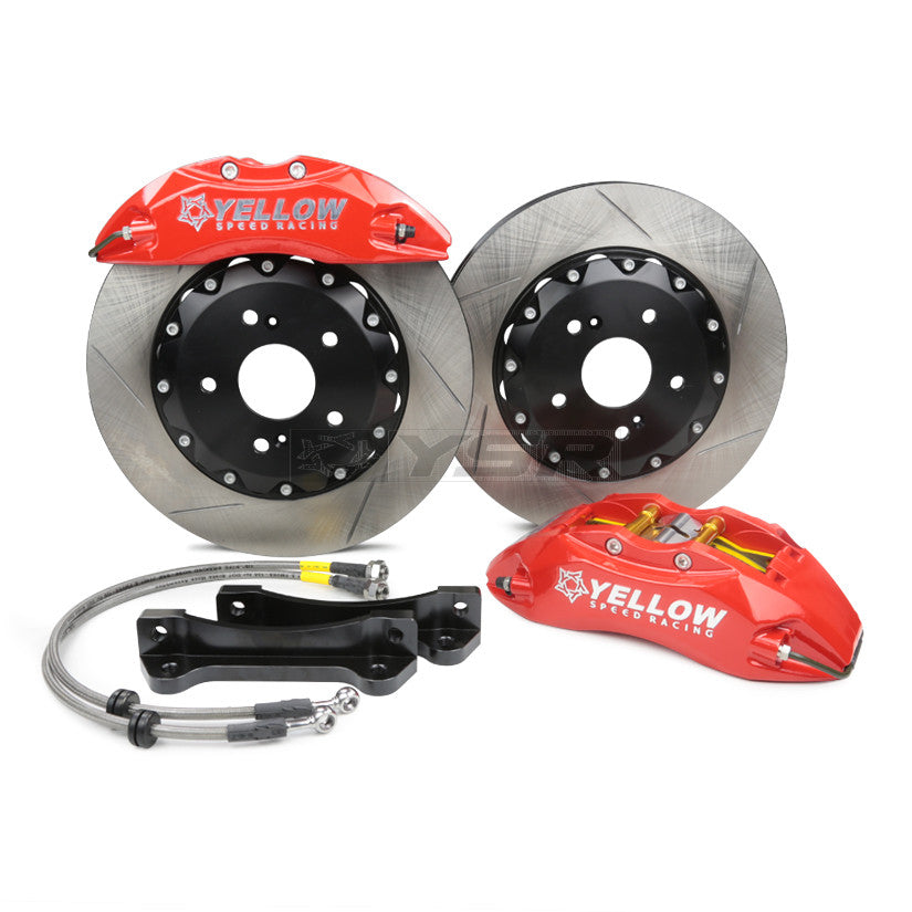 Yellow Speed Racing Front 4 Piston Ultra Big Brake Kit - Toyota Mark II 2001-2004 (JZX110) - TunerGoods