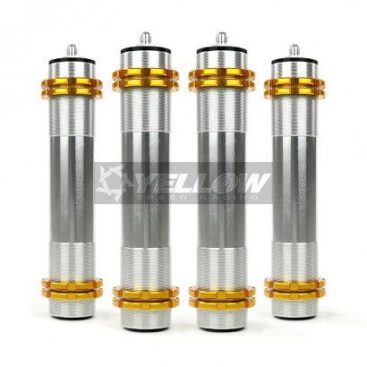 Yellow Speed Racing Air Jacks Kit - 4 Pieces w/ Connector Valve - TunerGoods