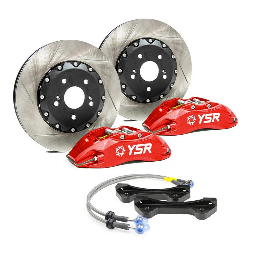 Yellow Speed Racing Front 4 Piston Ultra Big Brake Kit - Toyota Mark II 2001-2004 (JZX110) - TunerGoods