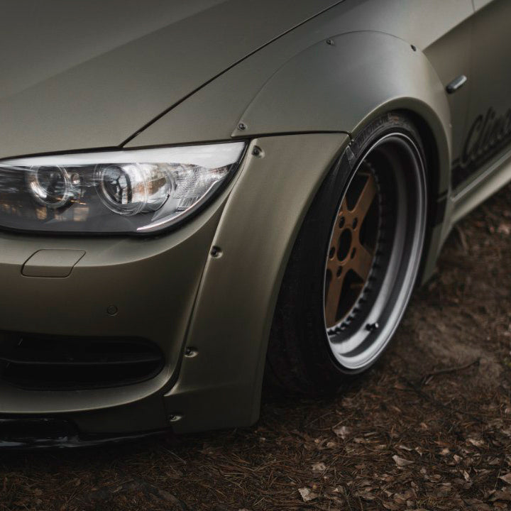 Clinched Flares - BMW 3 Series/M3 Coupe Widebody Kit