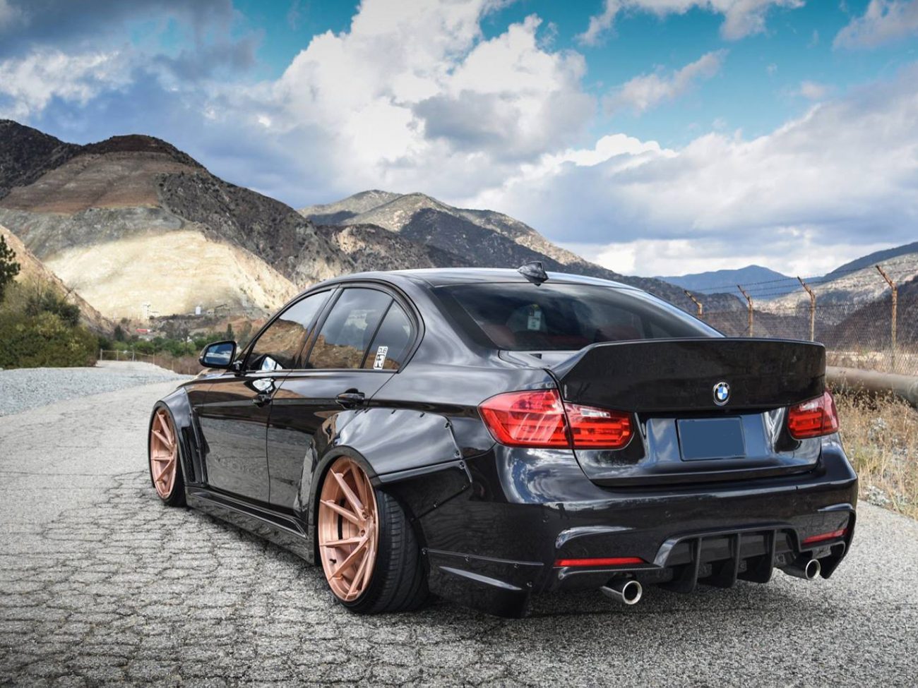 Clinched Flares - BMW 3 Series Sedan Widebody Kit