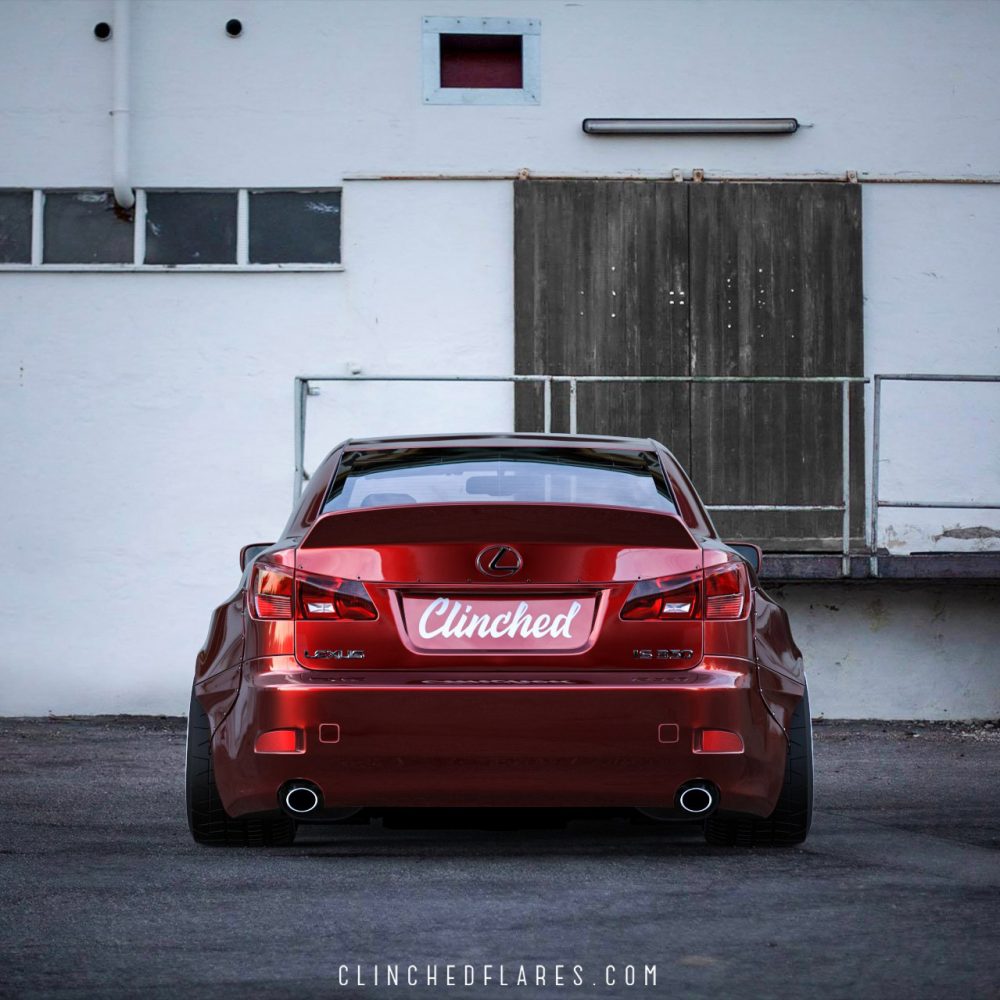 Clinched Flares - Lexus IS250/IS350 Widebody Kit