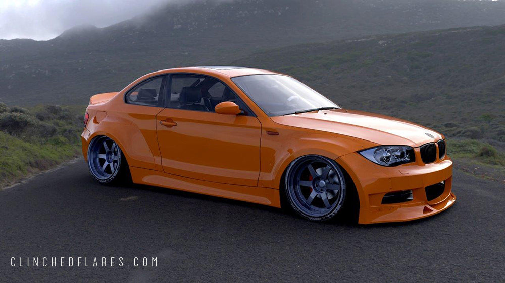 Clinched Flares - BMW 1 Series/M1 Coupe Widebody Kit