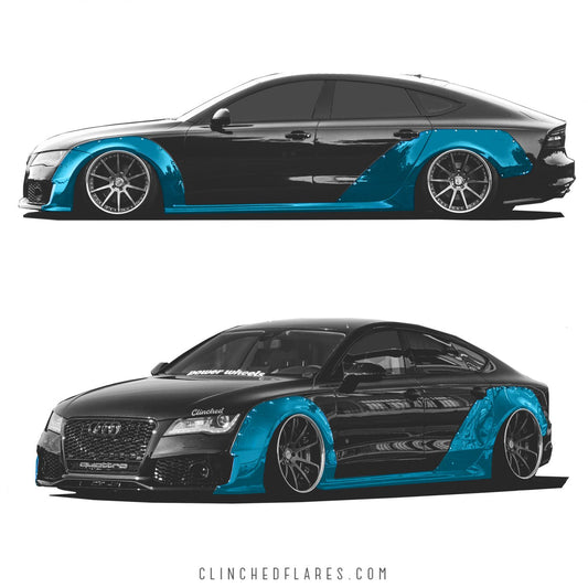 Clinched Flares - Audi A7/RS7 Widebody Kit