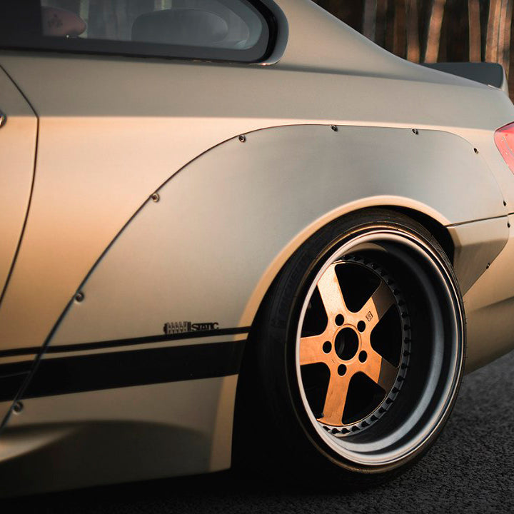 Clinched Flares - BMW 3 Series/M3 Coupe Widebody Kit