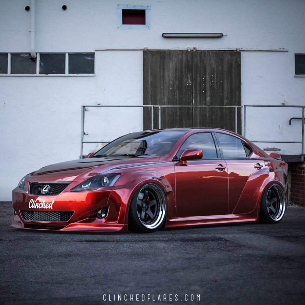 Clinched Flares - Lexus IS250/IS350 Widebody Kit