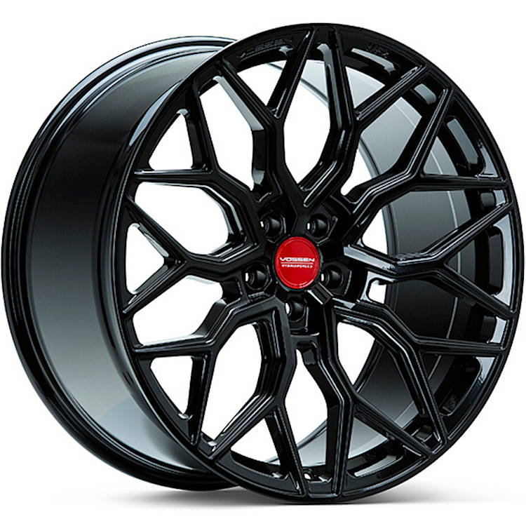 Vossen Wheels HF2 - 19x8.5 BRUSHED GLOSS BLACK (5X114.3)