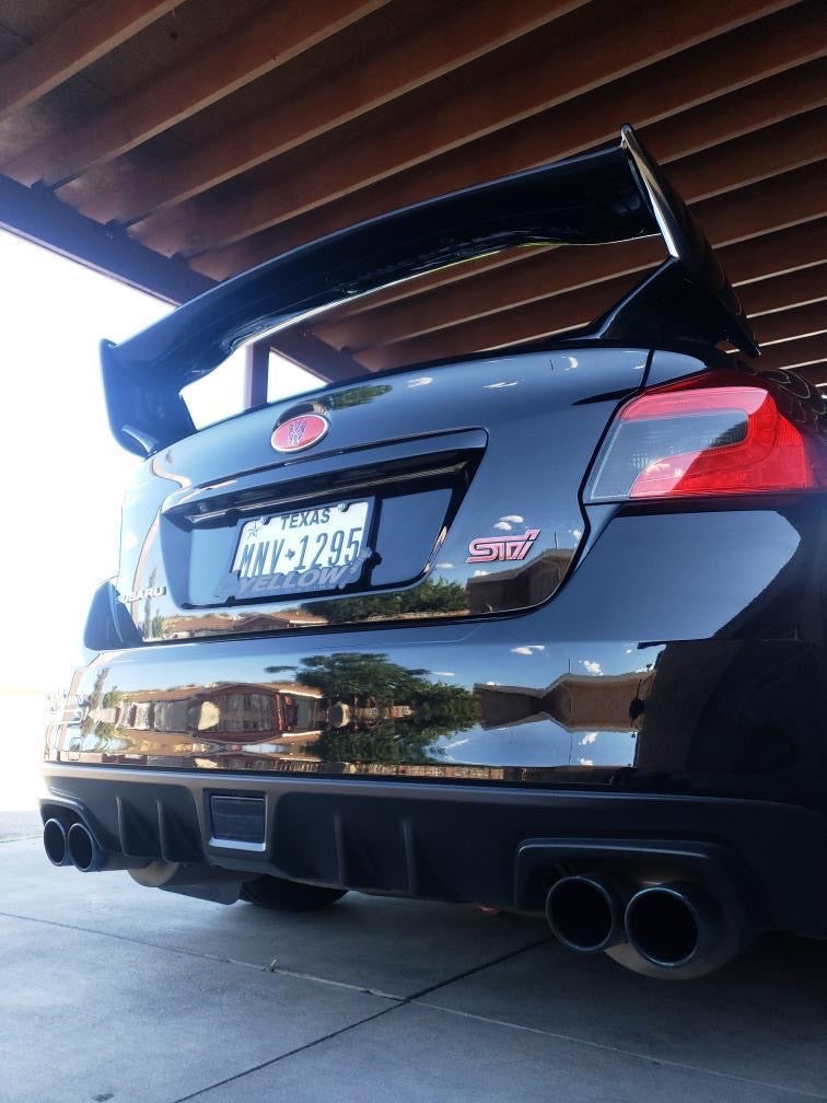 Yellow Speed Racing Acrylic License Plate Frame - Static Style - TunerGoods