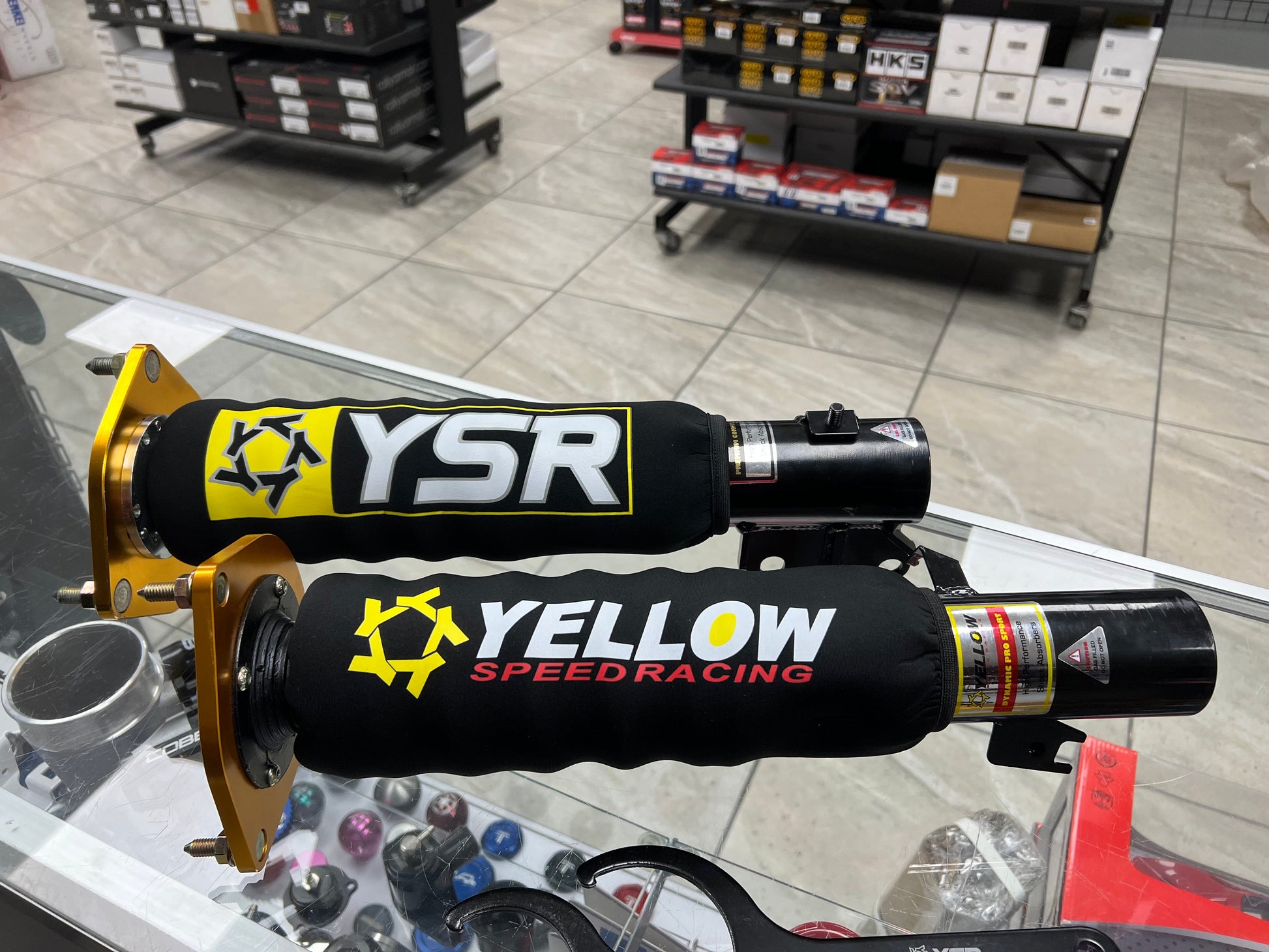 Yellow Speed Racing Coilover Suspension Shock Covers - Universal - TunerGoods