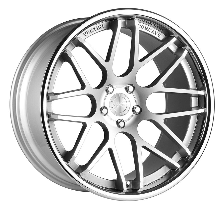 Vertini Wheels - 20x9 Brushed Silver Chrome Lip - TunerGoods